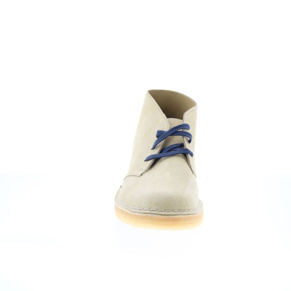 Clarks Mens Desert Coal Beige Boots () - Picture 3 of 7